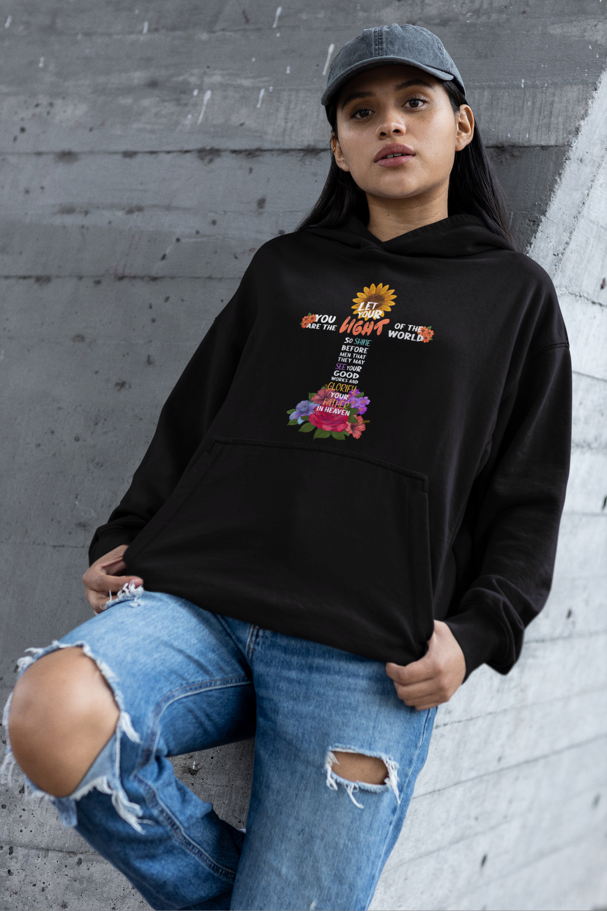 Light Cross Hoodie