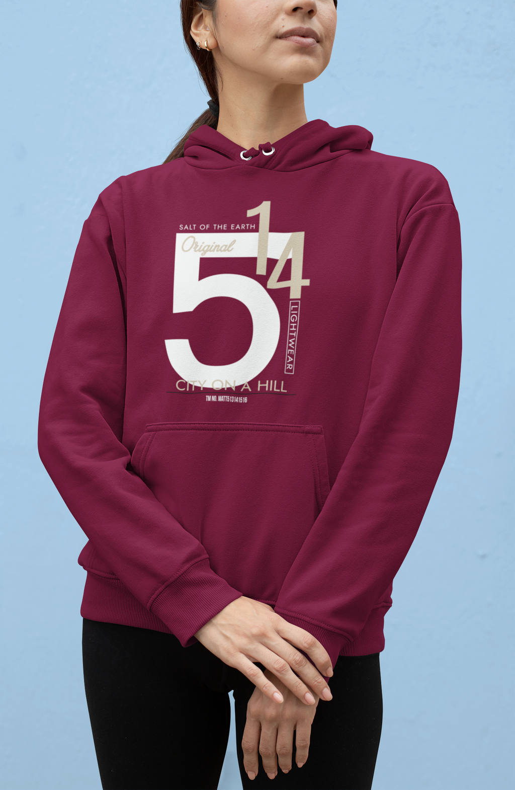 Burgundy 514 Hoodie